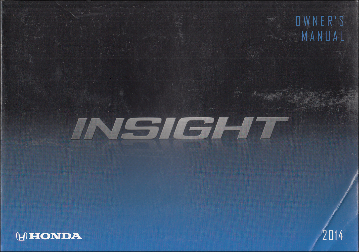 2014 Honda Insight Owner's Manual Original