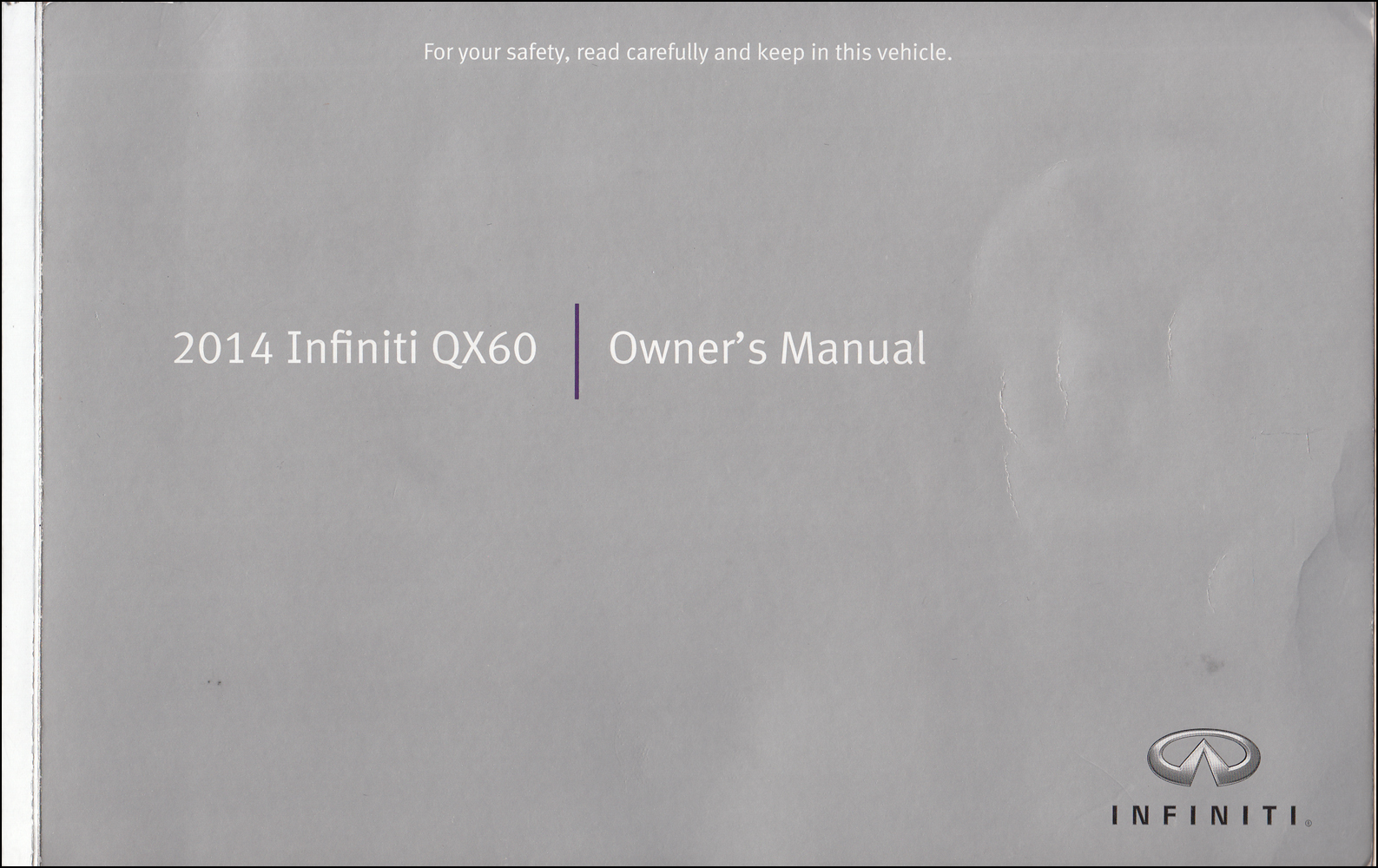2014 Infiniti QX60 Owner's Manual Original