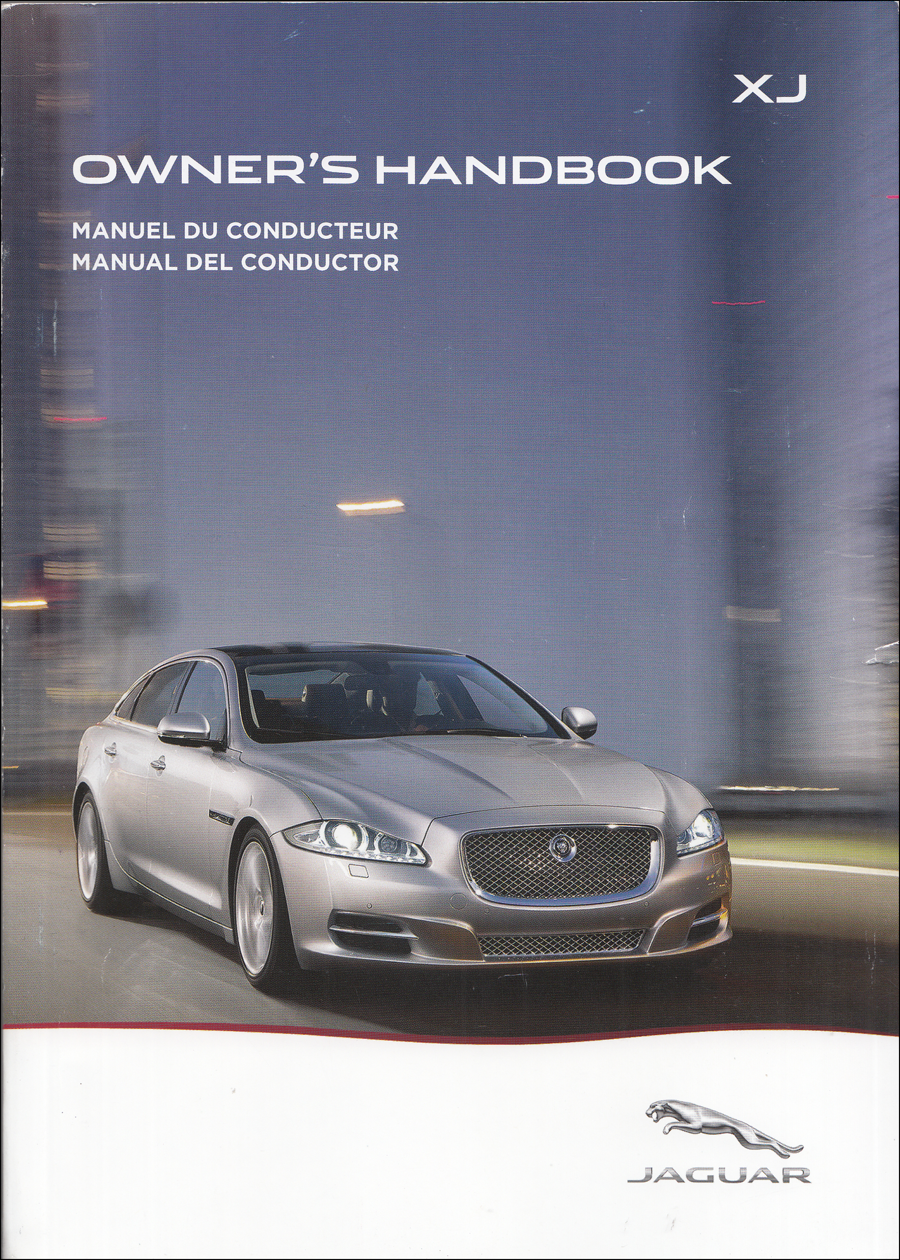 2014 Jaguar XJ, XJL, and XJR Owners Manual Original