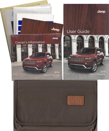 2014 Jeep Grand Cherokee User Guide Owner's Manual Package With Case Original