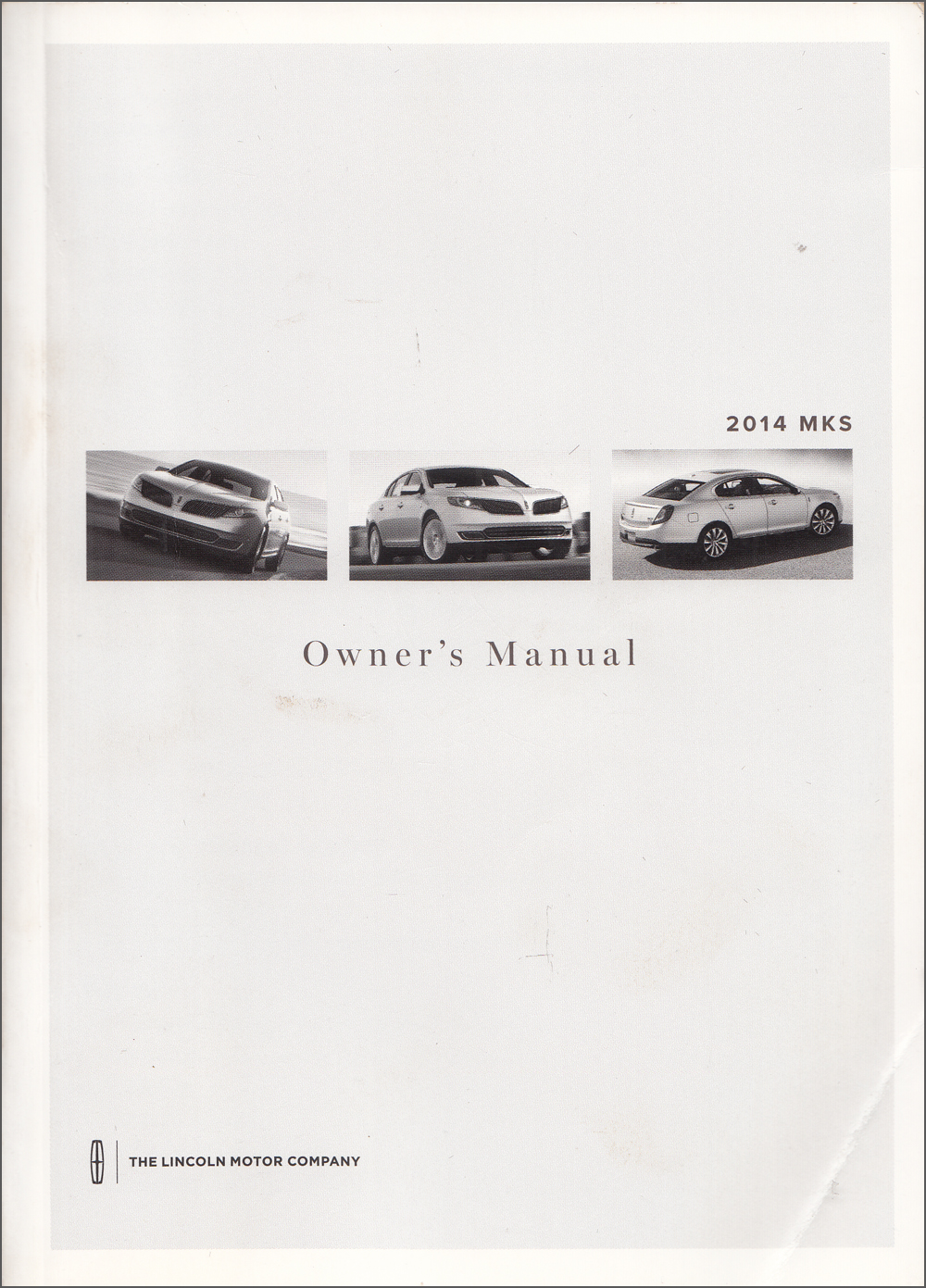 2014 Lincoln MKS Original Owner's Manual