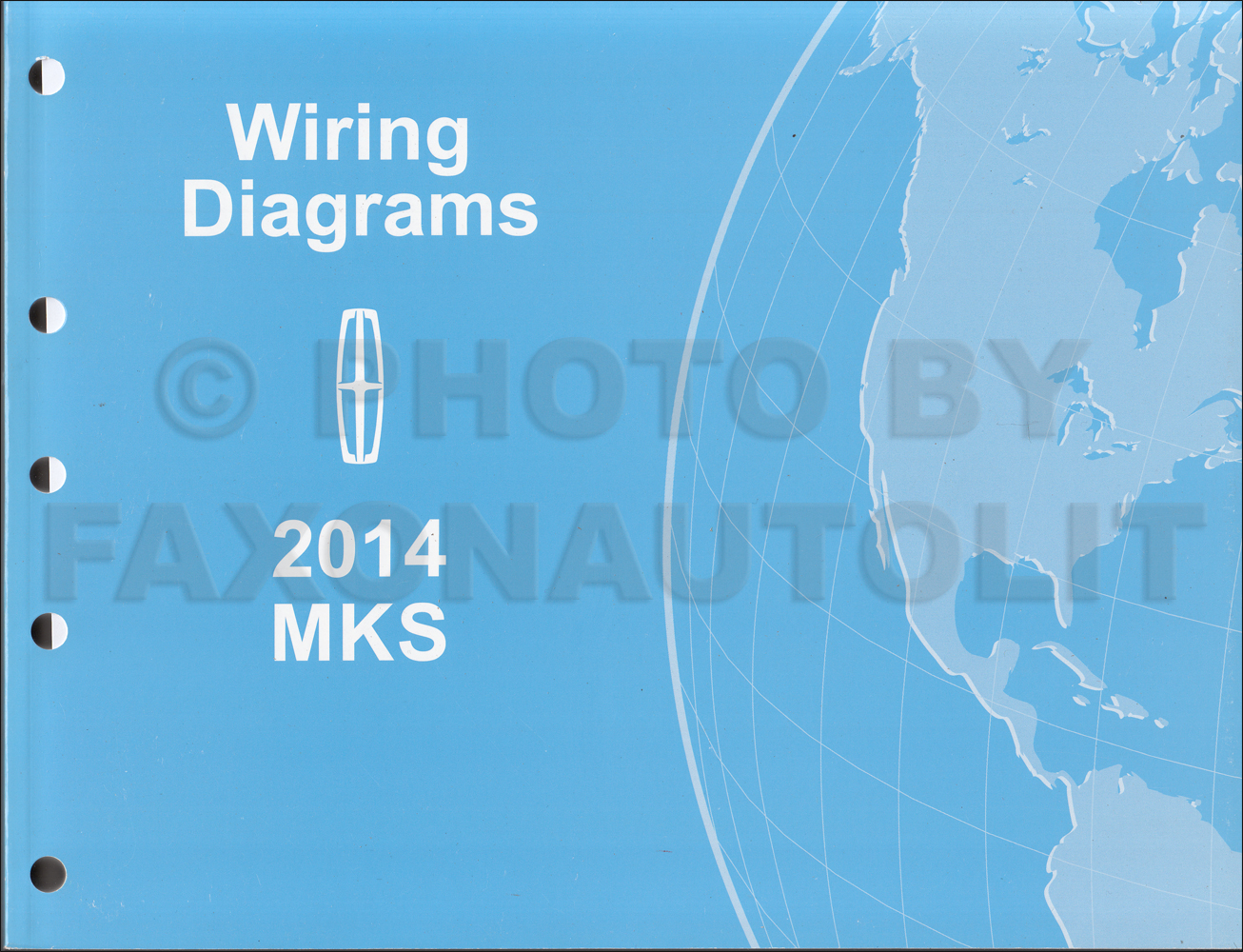 2014 Lincoln MKS Wiring Diagram Manual Original