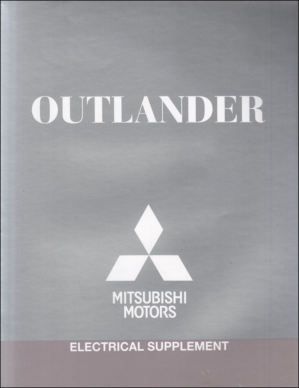 2014 Mitsubishi Outlander Wiring Diagram Manual Original 