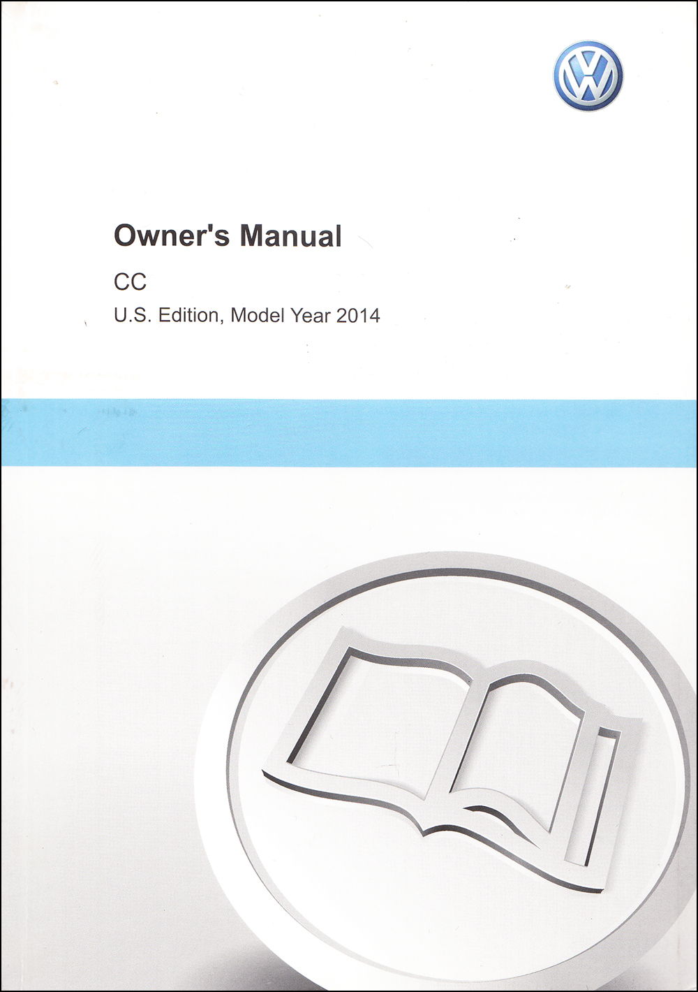 2014 Volkswagen CC Owner's Manual Original