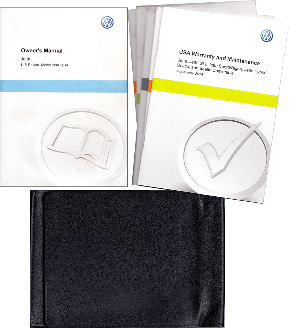 2014 Volkswagen Jetta Owner's Manual Package Original