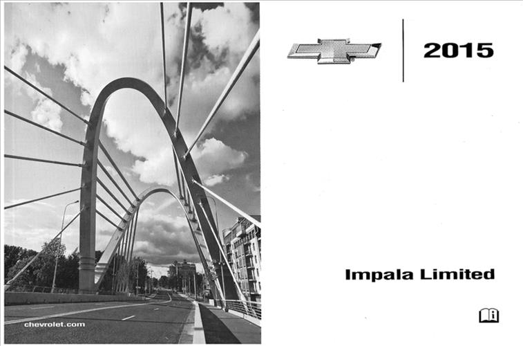 2015 Chevrolet Impala Limited Owner's Manual Original