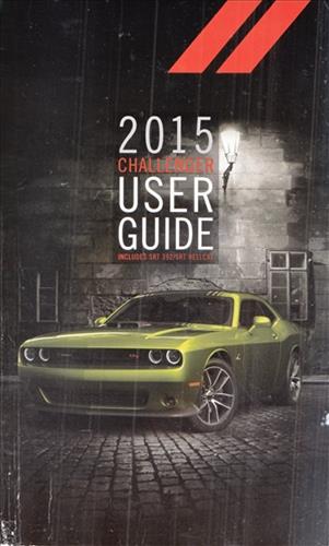 2015 Dodge Challenger User Guide Owner's Manual Original