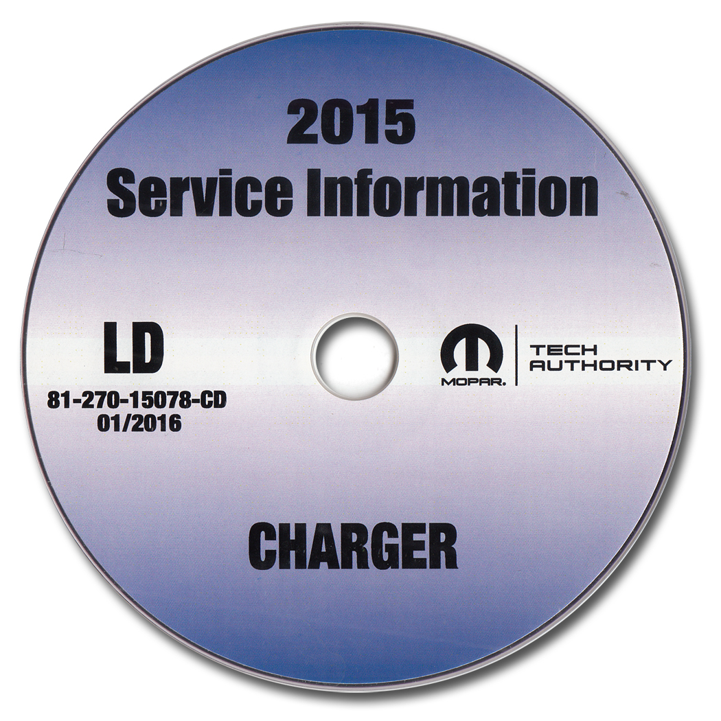 2015 Dodge Charger Repair Shop Manual CD-ROM