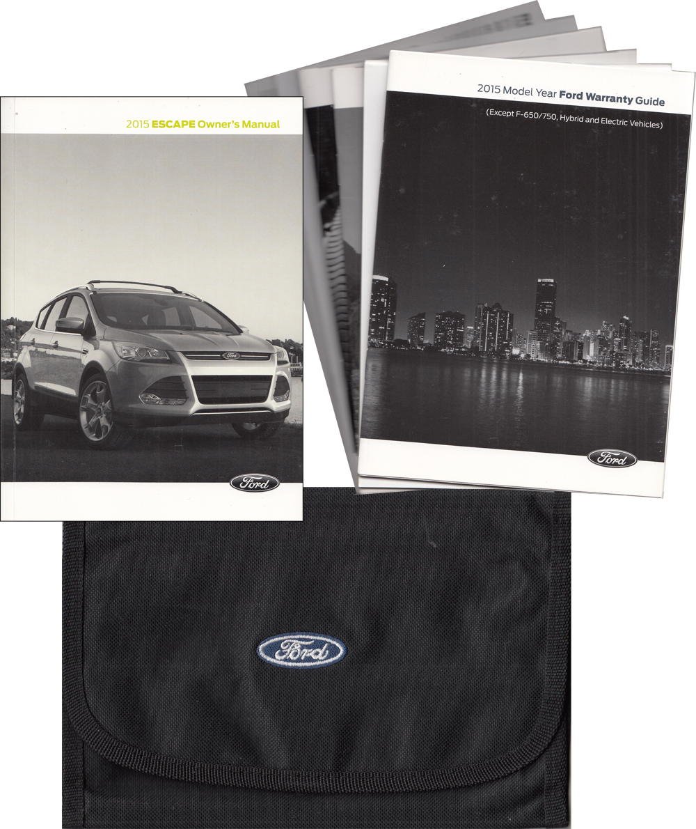 2015 Ford Escape Owner's Manual Package With Case & Pamphlets Original