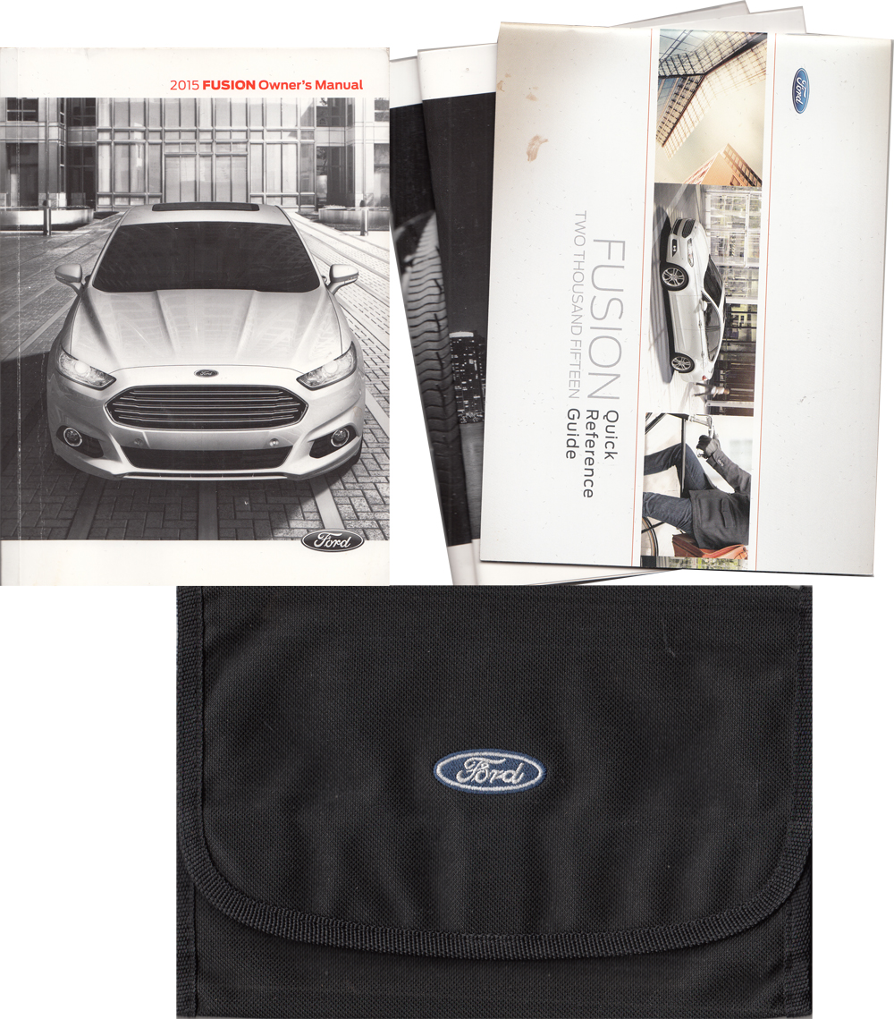 2015 Ford Fusion Owner's Manual Original With Case and Pamphlets