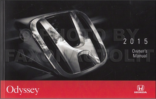 2015 Honda Odyssey Owner's Manual Original