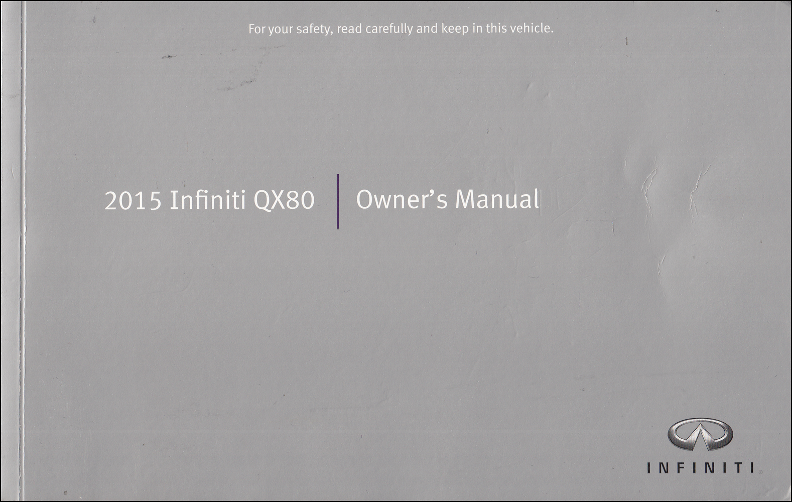 2015 Infiniti QX80 Owner's Manual Original