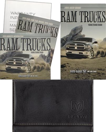 2015 Ram Truck 1500 2500 3500 User Guide Owner's Manual Package with Case and DVD Original
