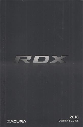 2016 Acura RDX Owners Manual Original