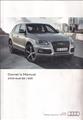 2016 Audi Q5 and SQ5 Owner's Manual Original