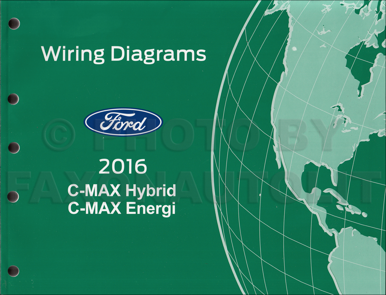 2016 Ford C-Max Wiring Diagram Manual Original