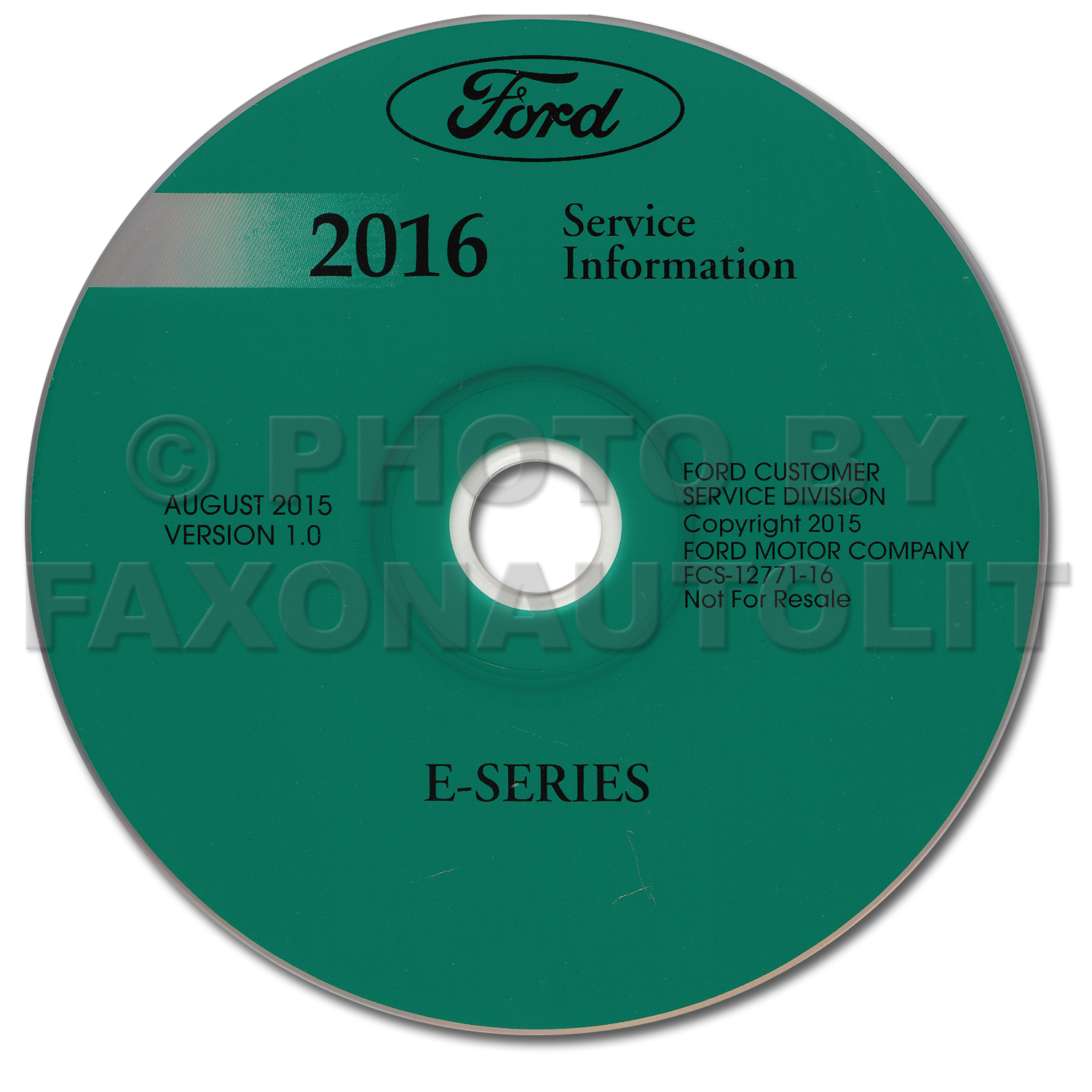 2016 Ford E-350 and E-450 Repair Shop Manual on CD-ROM Original Econoline