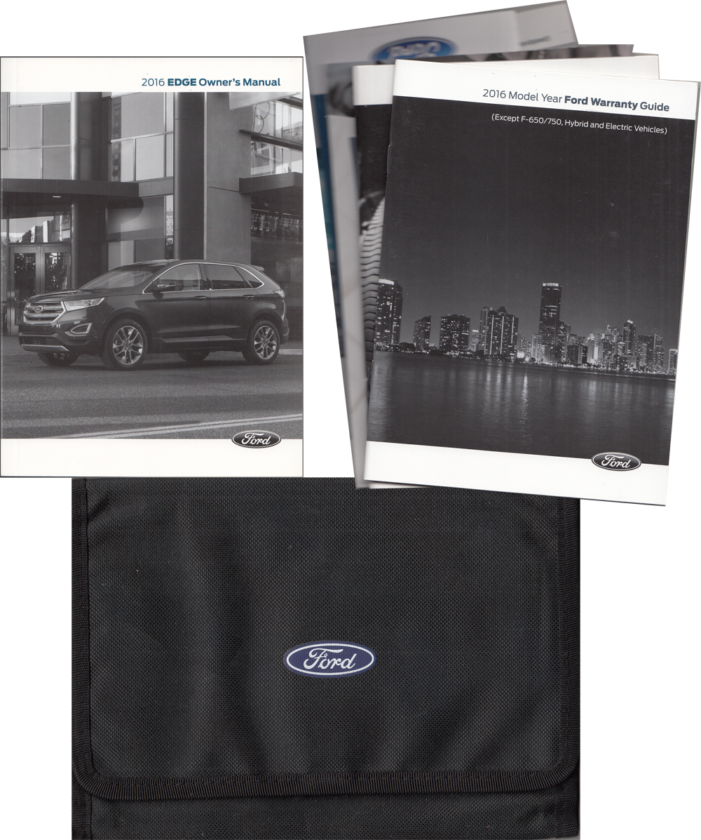2016 Ford Edge Owner's Manual Package Original