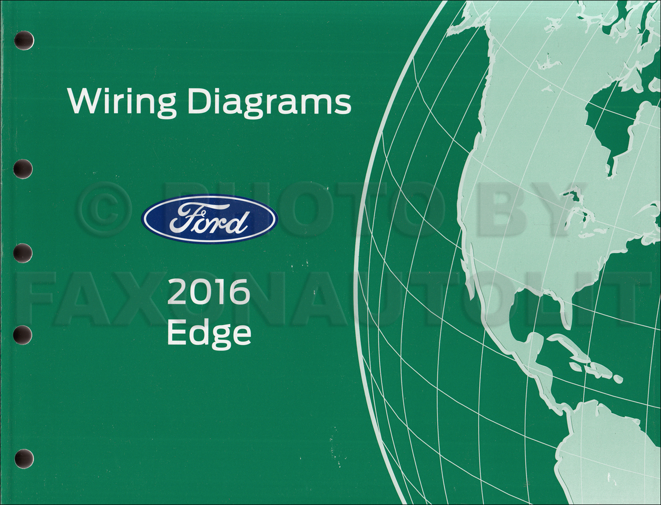 2016 Ford Edge Wiring Diagram Manual Original