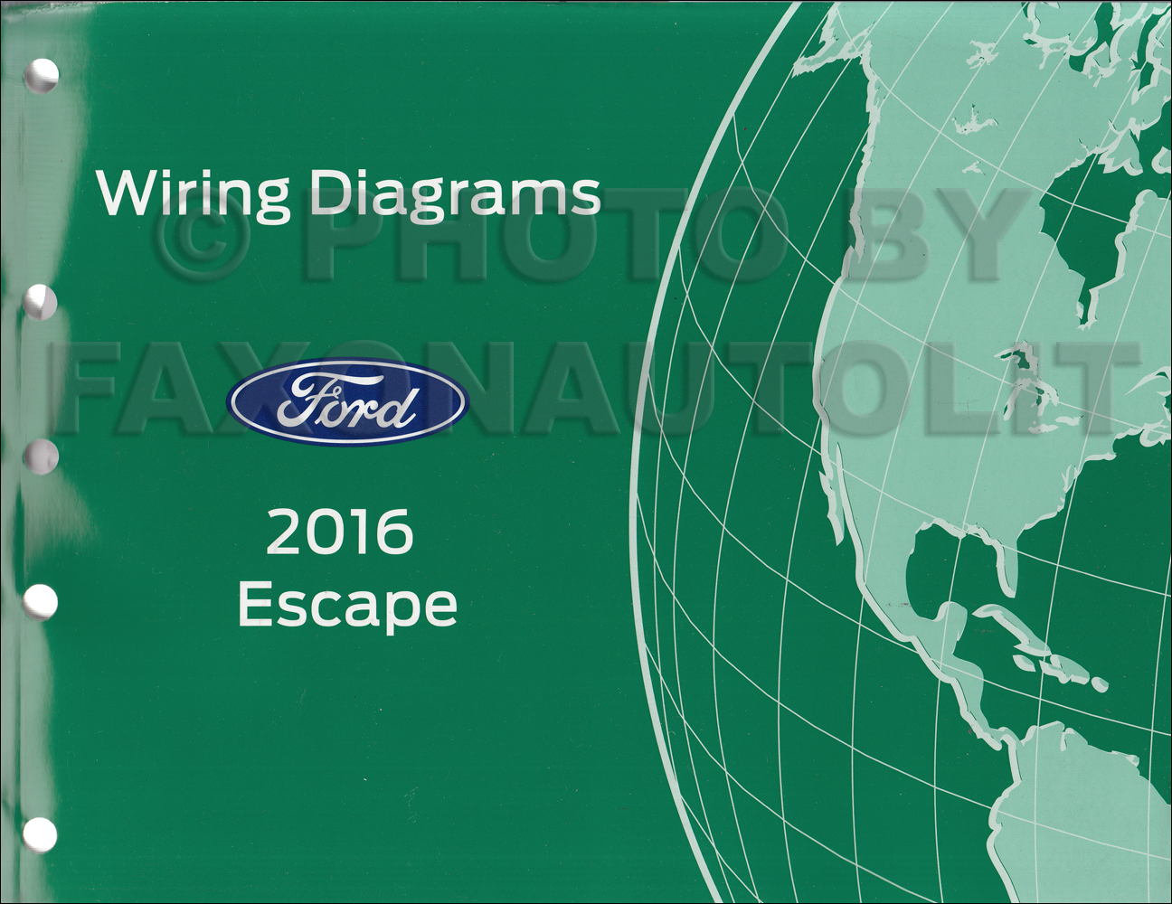2016 Ford Escape Wiring Diagram Manual Original