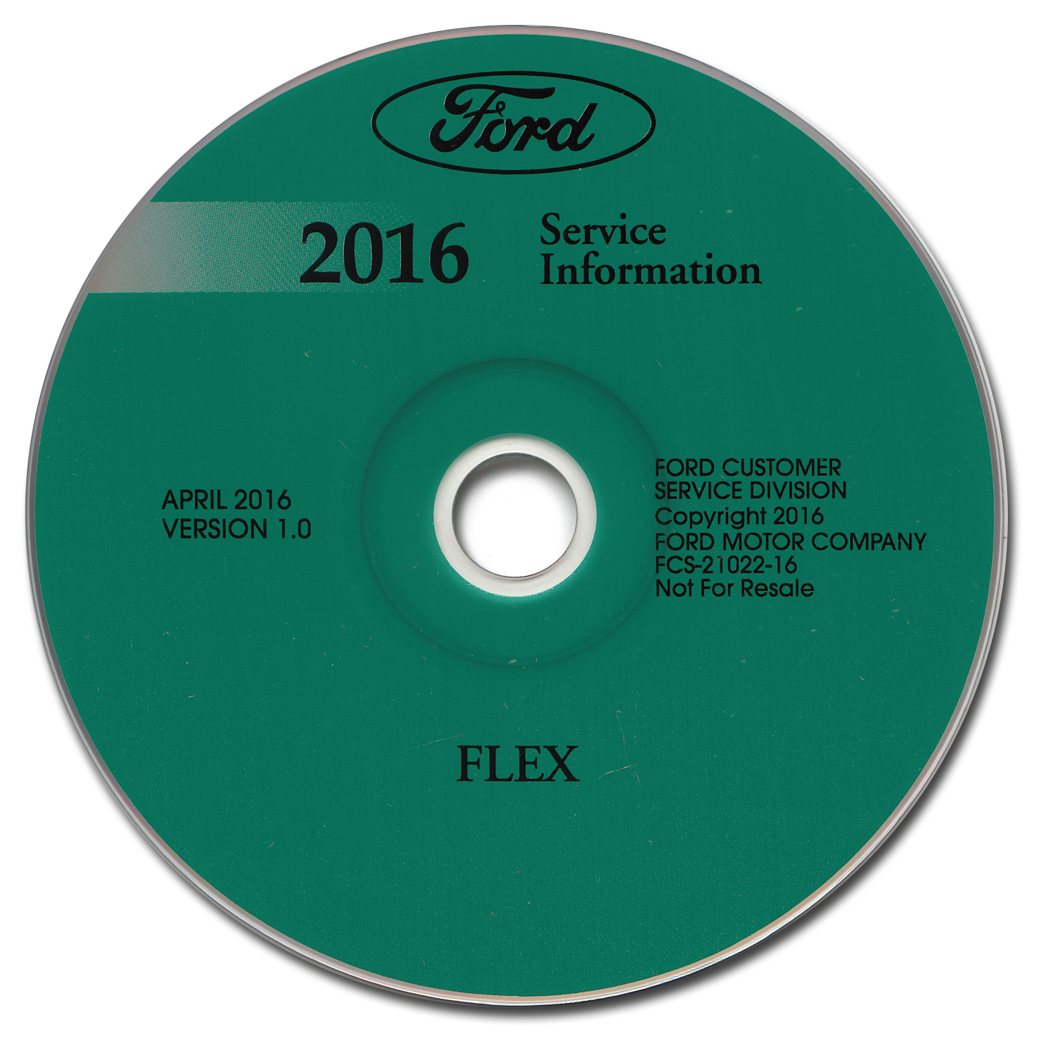 2016 Ford Flex Repair Shop Manual on CD-ROM Original