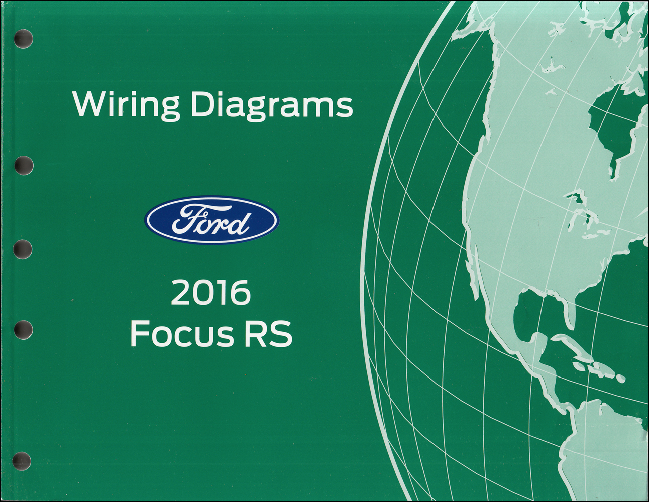 2016 Ford Focus RS Wiring Diagram Manual Original