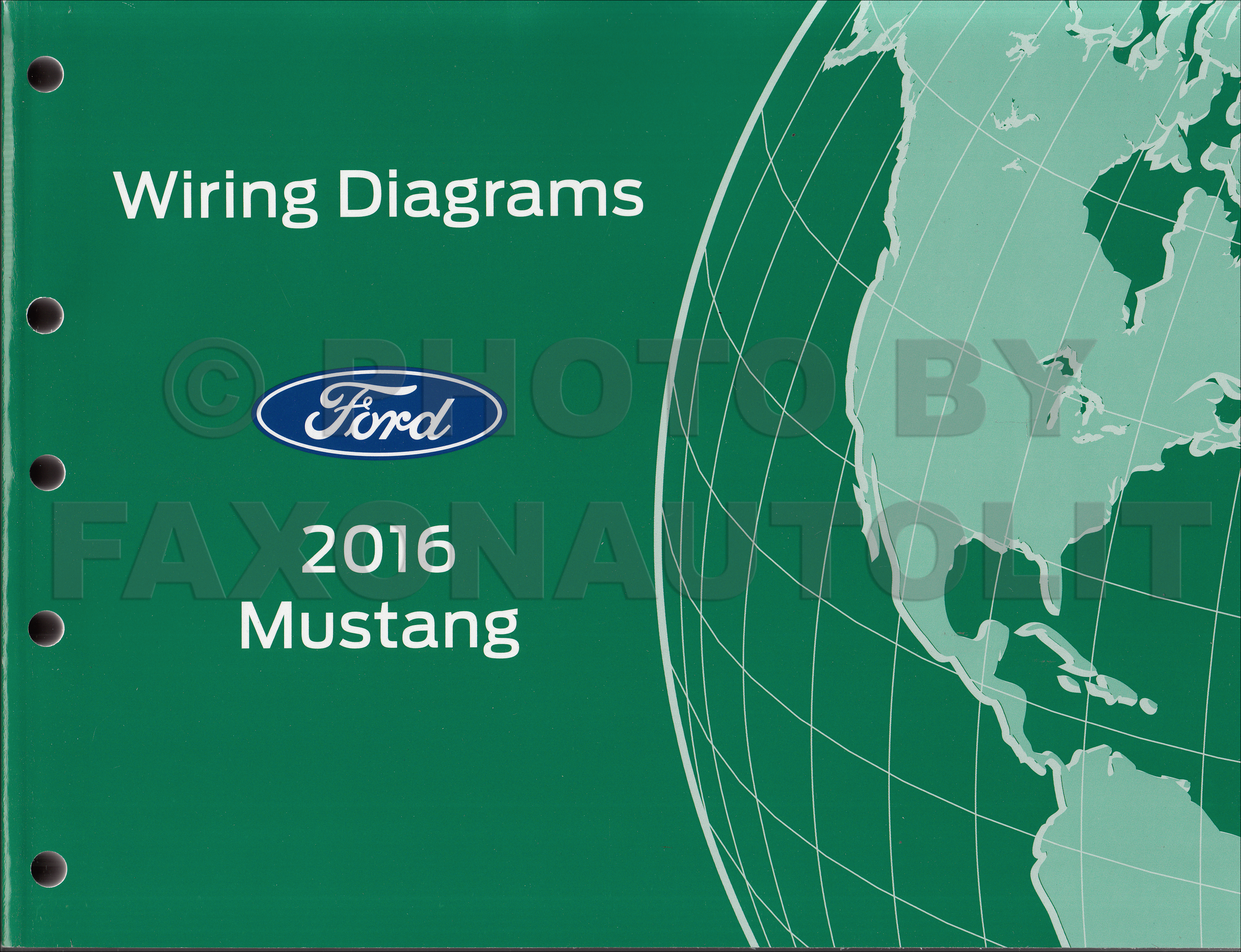 2016 Ford Mustang Wiring Diagram Manual Original