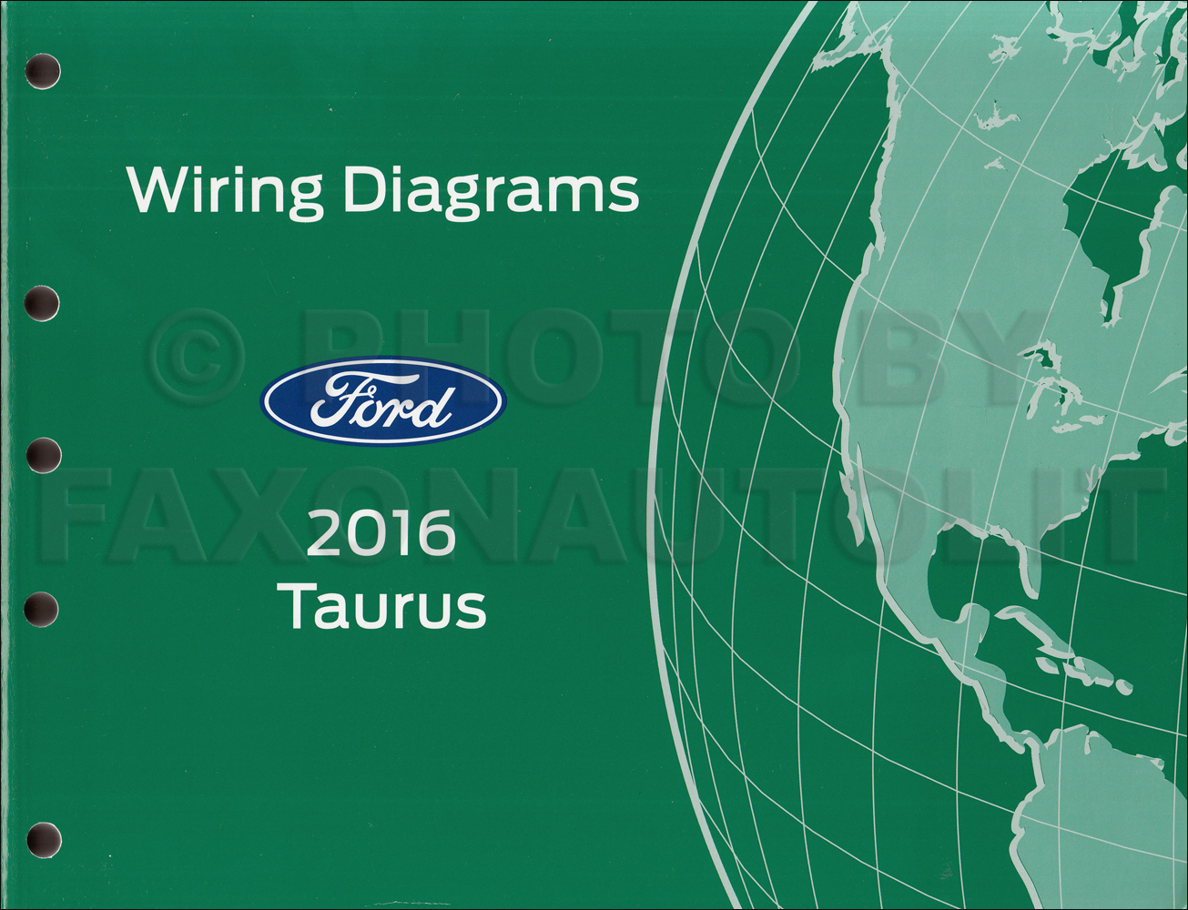 2016 Ford Taurus Wiring Diagram Manual Original
