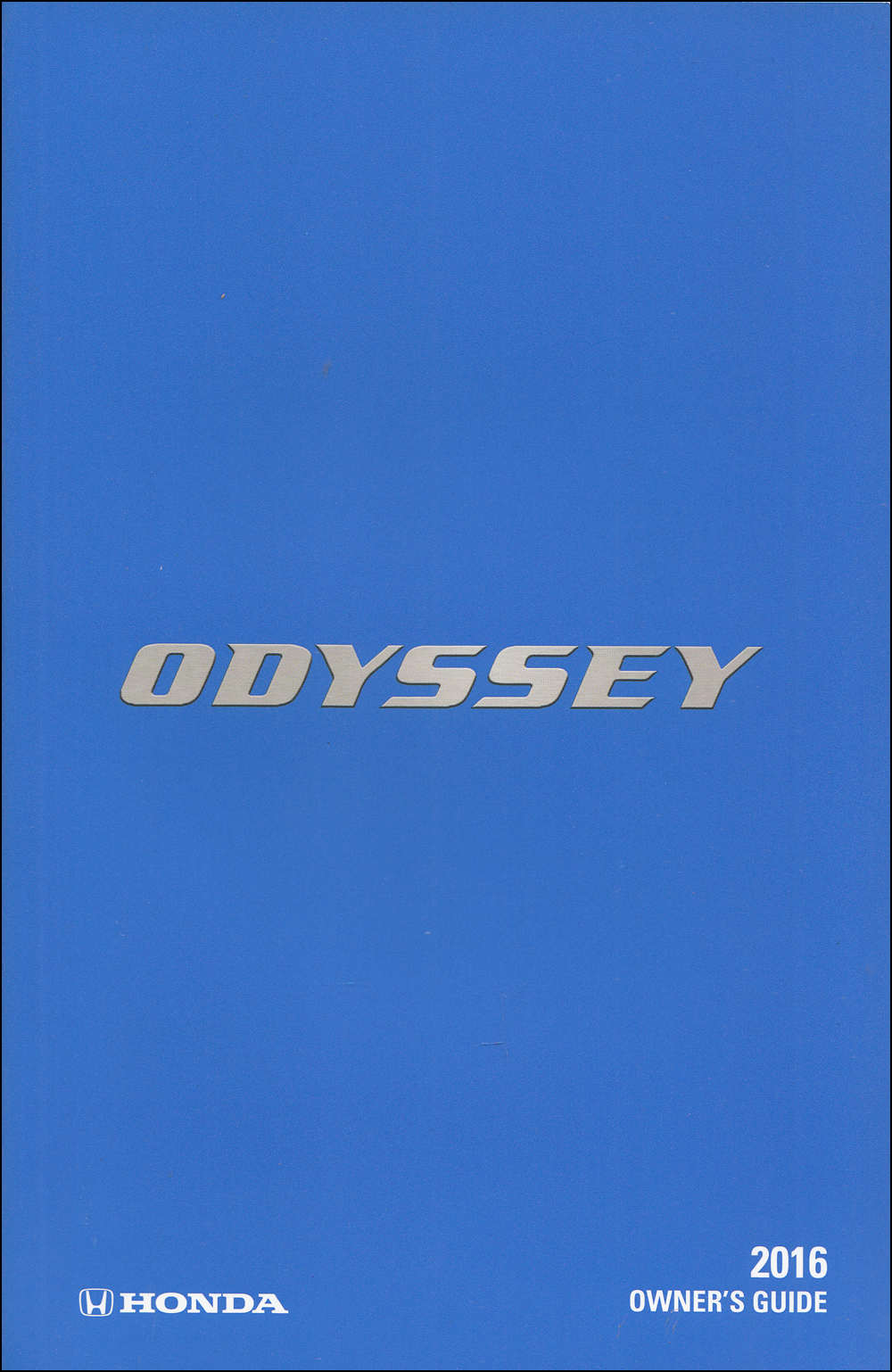 2016 Honda Odyssey Owner's Guide Original