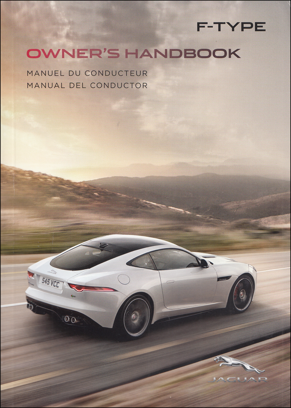 2016 Jaguar F-Type Owners Manual Original