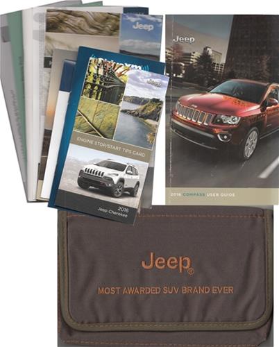 2016 Jeep Compass Owner's Manual Package With Case Original User Guide