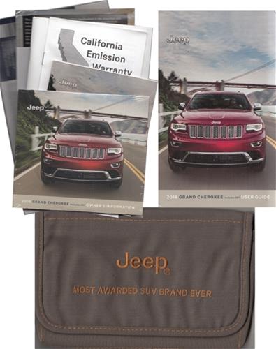 2016 Jeep Grand Cherokee User Guide Owner's Manual Package With Case Original