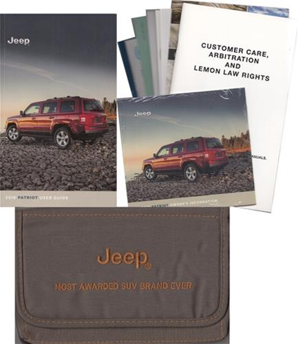 2016 Jeep Patriot User Guide Owner's Manual Package Original