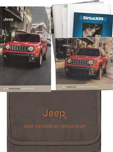2016 Jeep Renegade User Guide Owner's Manual Package With Case Original