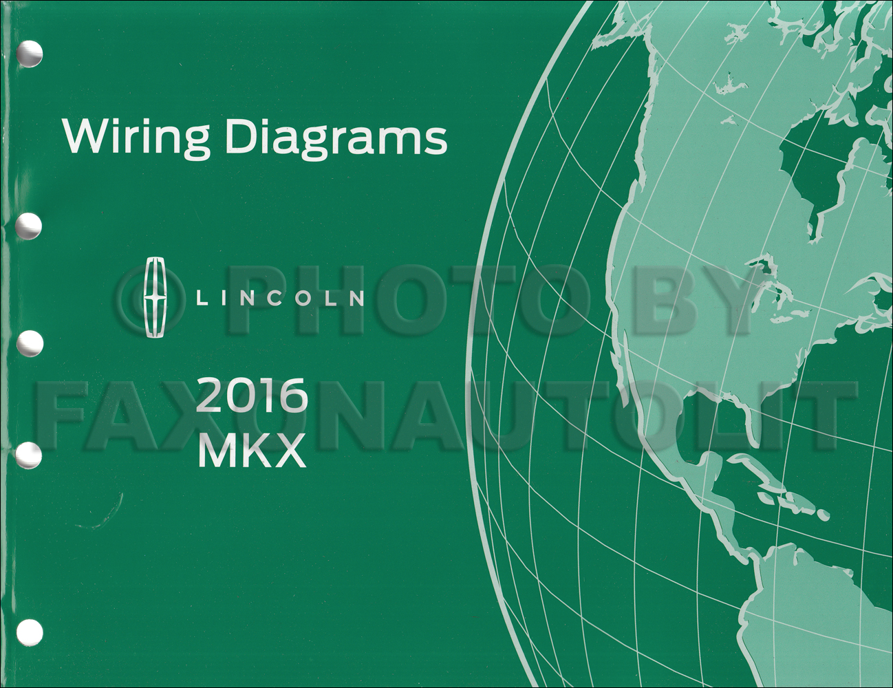 2016 Lincoln MKX Wiring Diagram Manual Original