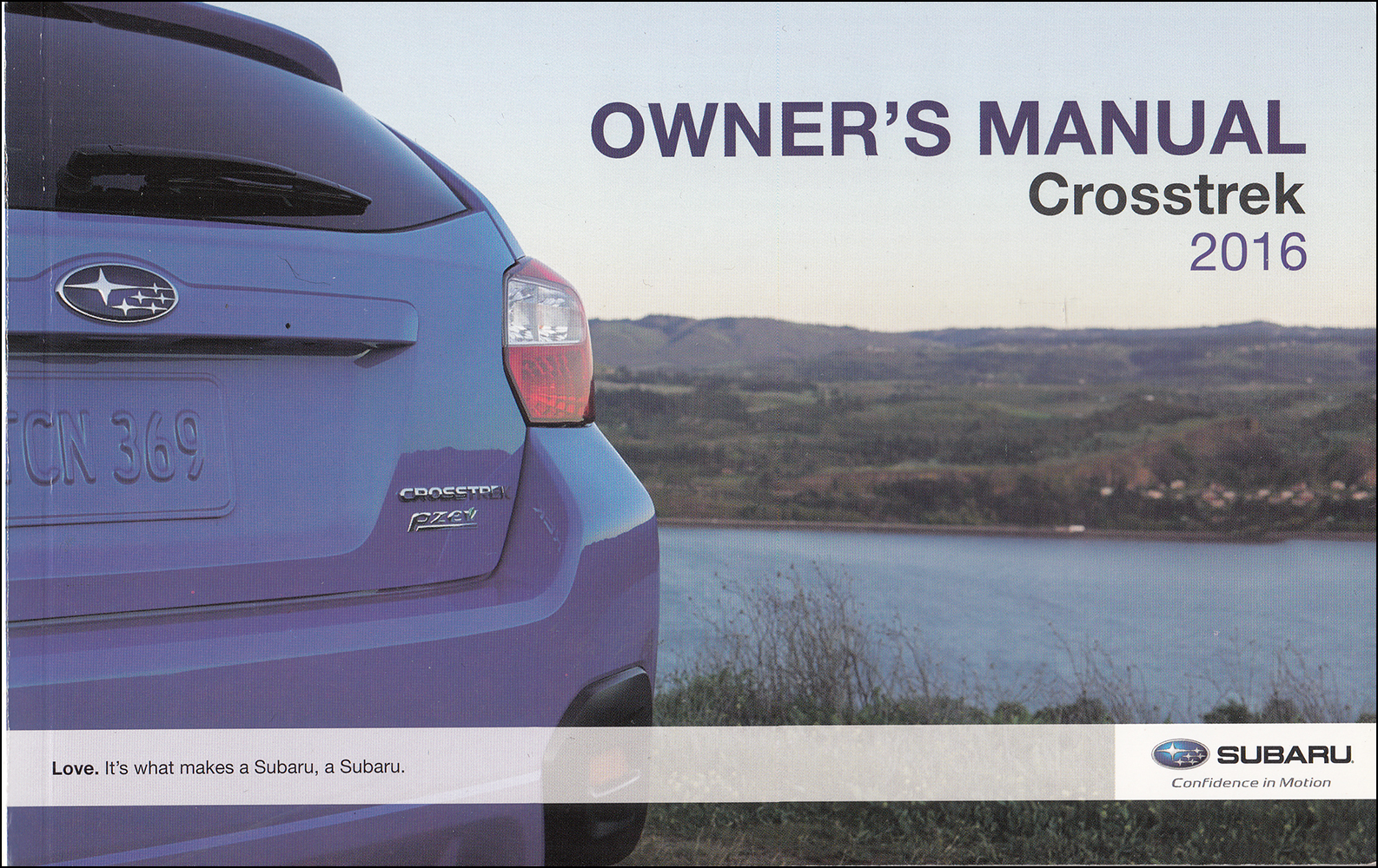 2016 Subaru Crosstrek Owner's Manual Original Gas