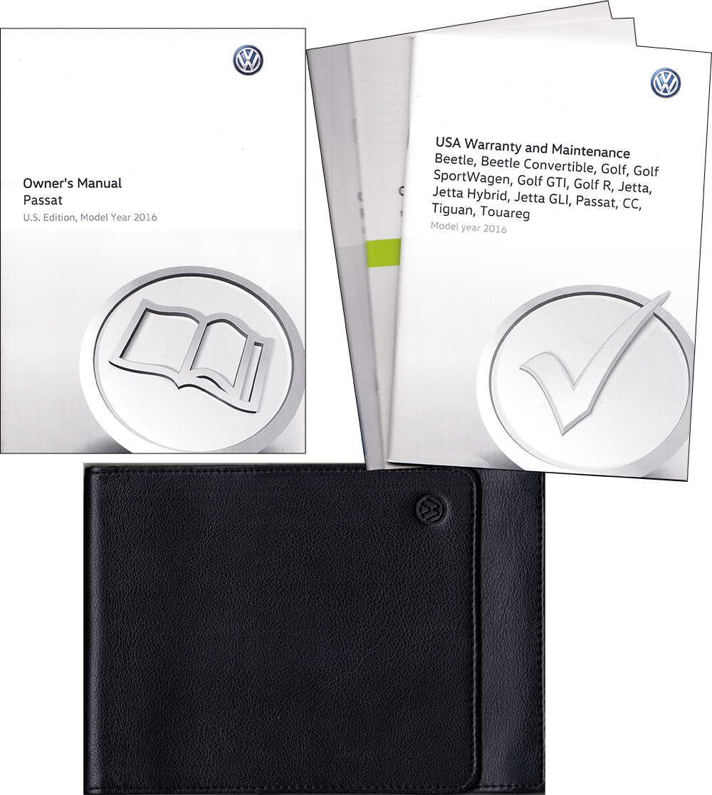 2016 Volkswagen Passat Owner's Manual Package Original