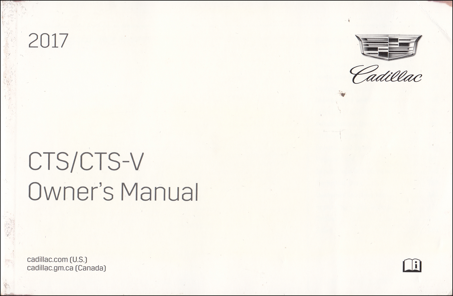2017 Cadillac CTS and CTS-V Owner's Manual Original