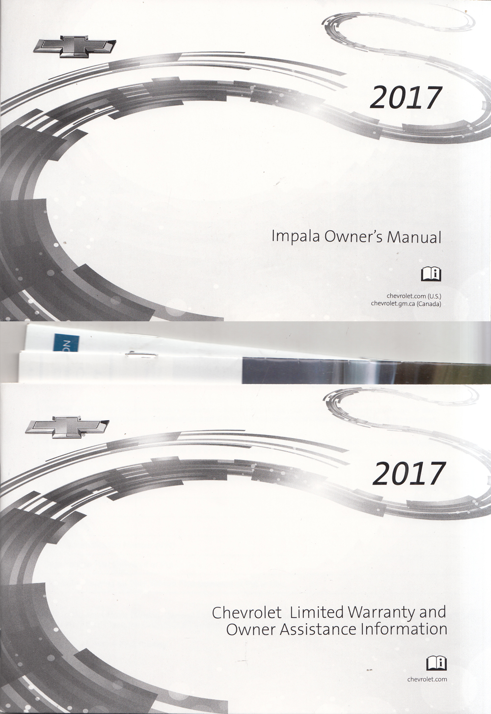 2017 Chevrolet Impala Owners Manual with Pamphlets Original