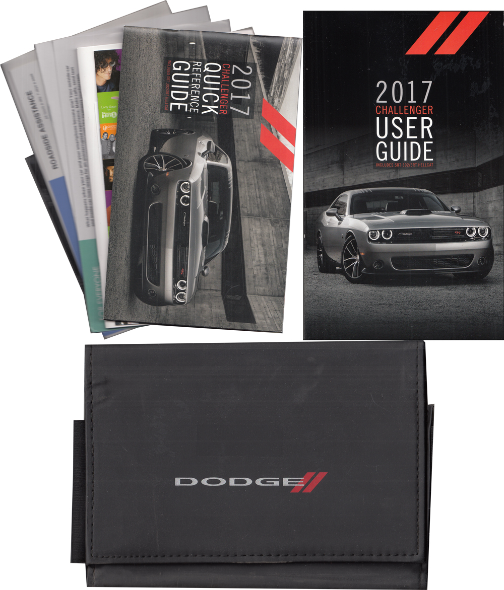 2017 Dodge Challenger User Guide Owner's Manual Package with Case and DVD Original 