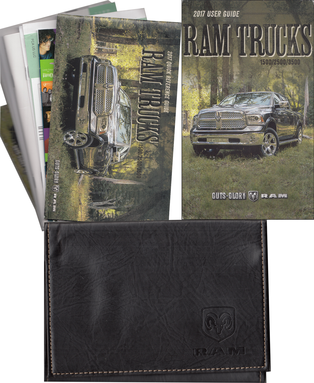 2017 Ram Pickup Truck User Guide Owner's Manual Package with Case