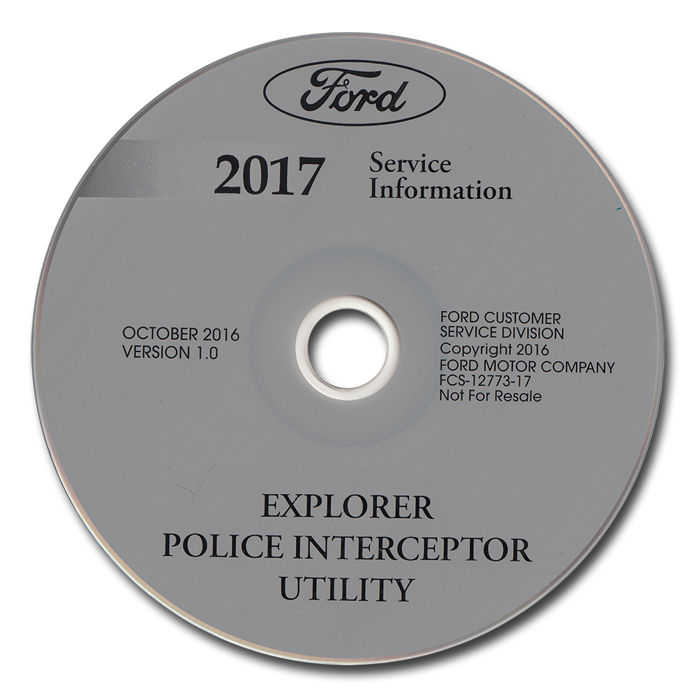 2017 Ford Explorer Repair Shop Manual on CD-ROM Original