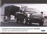 2017 Ford F-150 Trailer Backup Assist Owner's Manual Supplement Original FRENCH