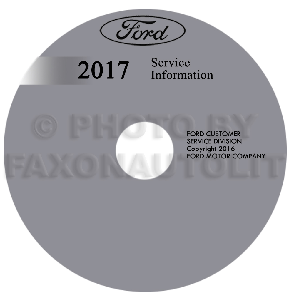 2017 Ford Fusion Repair Shop Manual on CD-ROM Original Gasoline Models