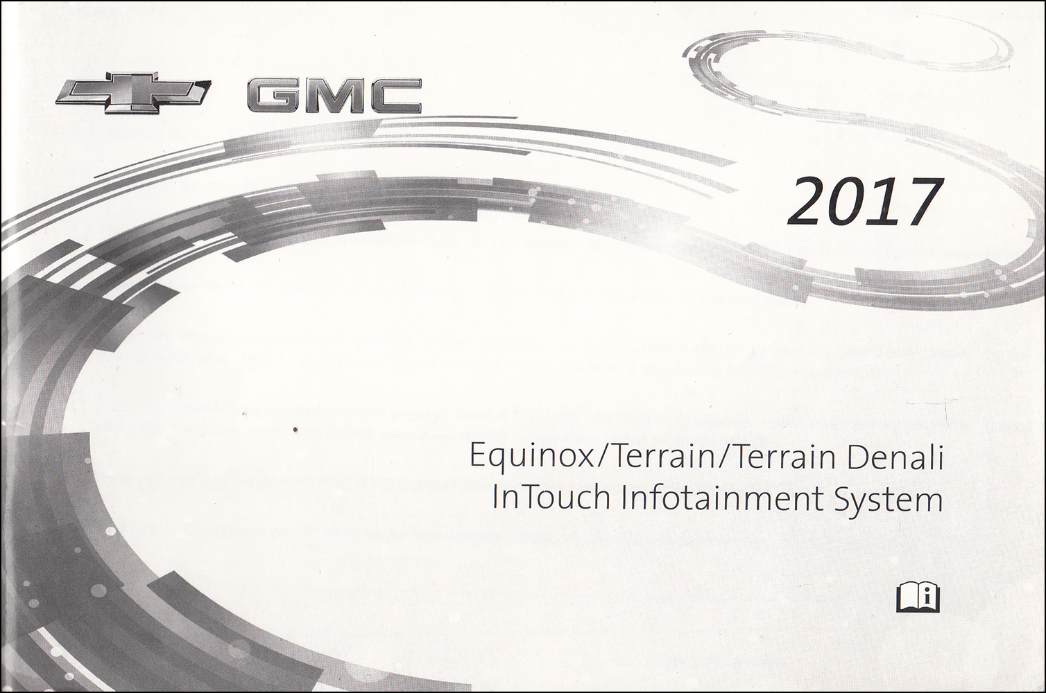 2017 GMC Terrain Chevy Equinox InTouch Infotainment System Owner's Manual Original Navigation