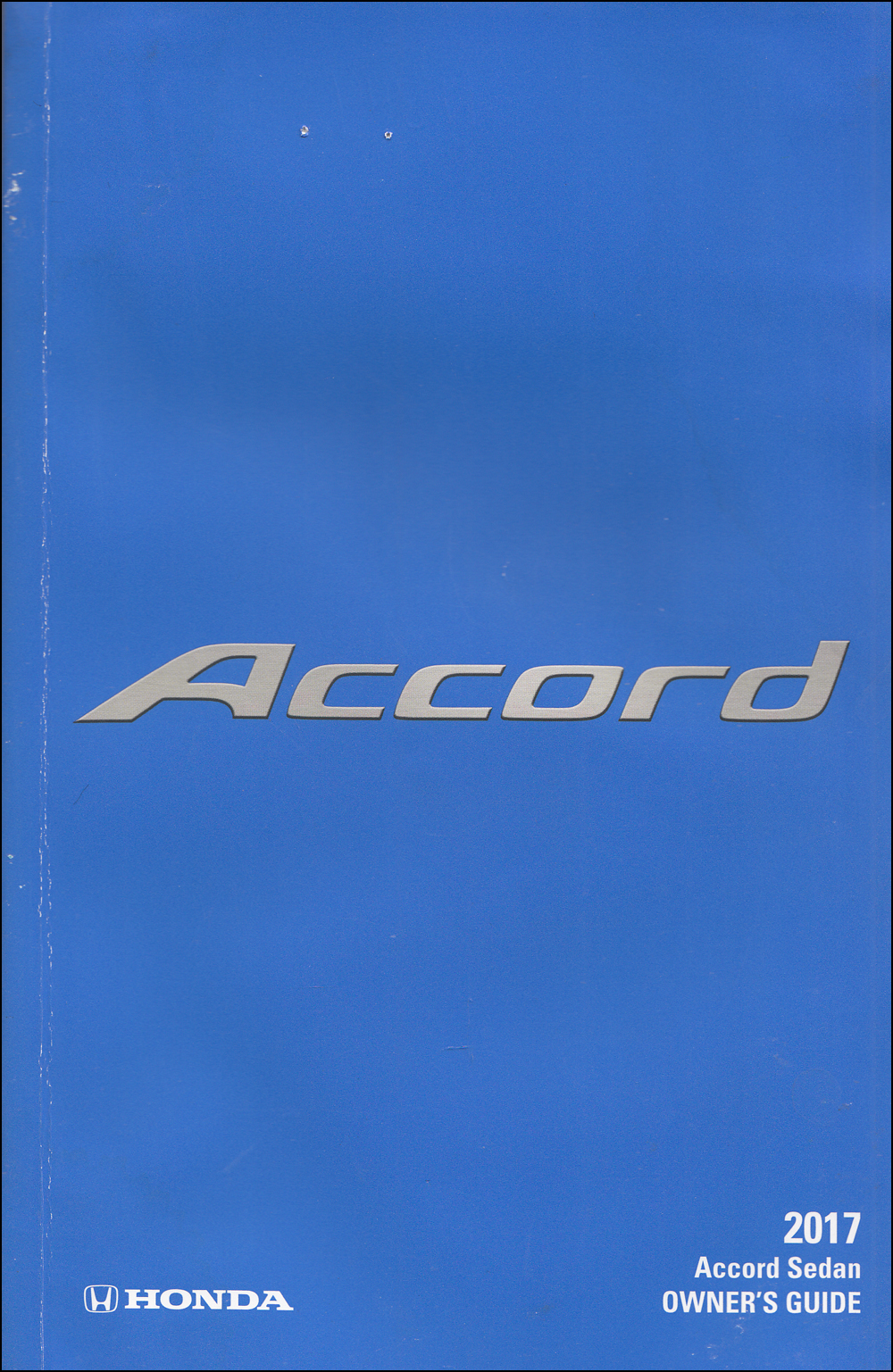 2017 Honda Accord Sedan Owner's Manual Original
