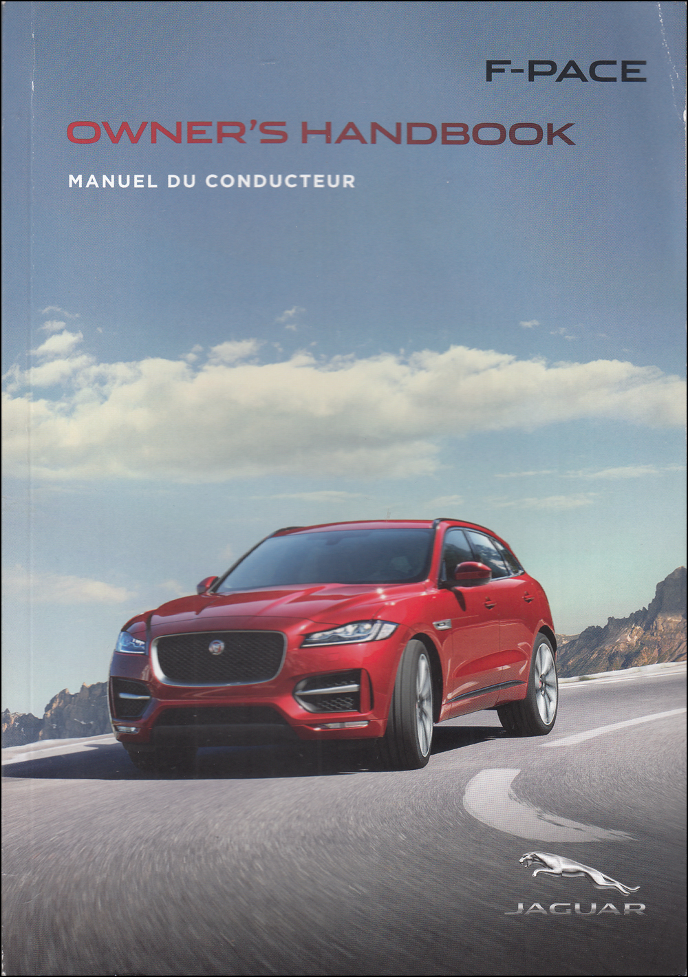 2017 Jaguar F-Pace Owners Manual Original