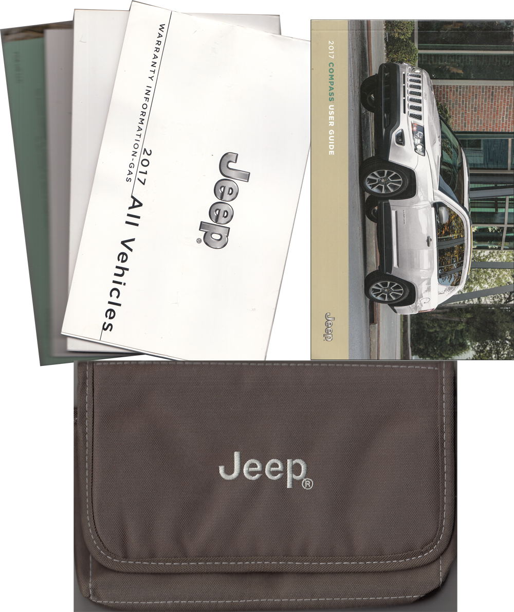 2017 Jeep Compass 1st Generation User Guide Owner's Manual Package With Case Original