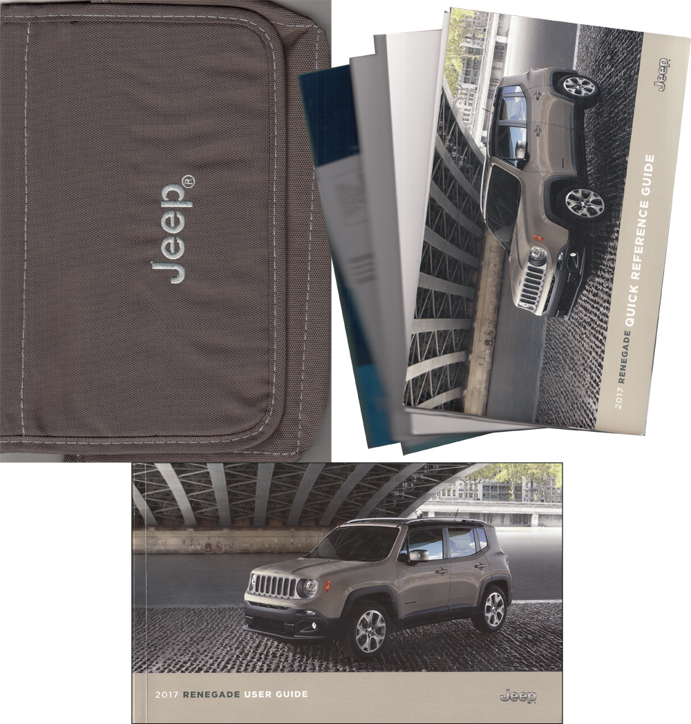 2017 Jeep Renegade User Guide Owner's Manual Package With Case Original