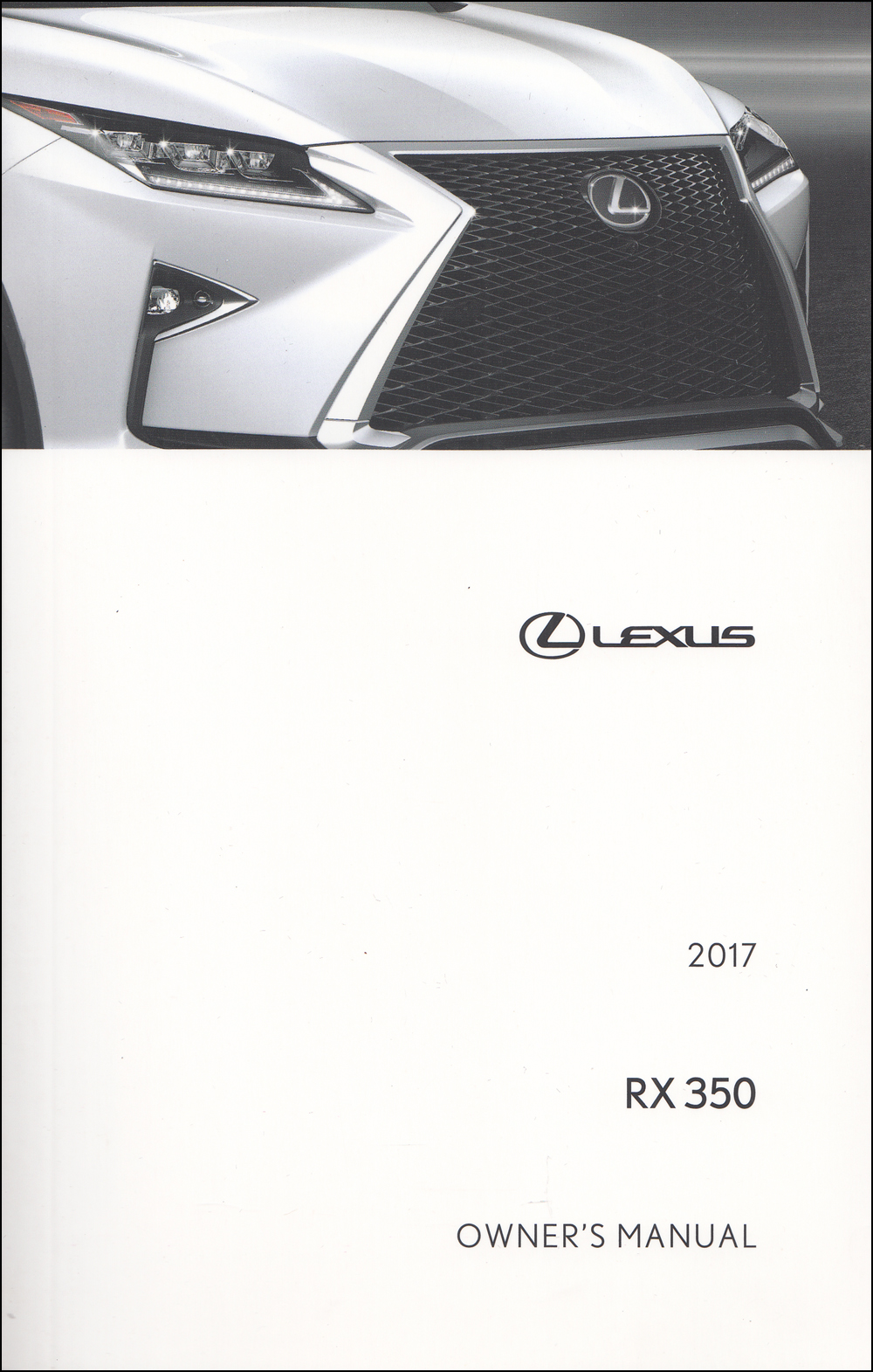2017 Lexus RX 350 Owners Manual Original